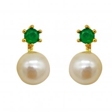 Little Drop SemiPrecious Stone Freshwater Pearl Tops by...