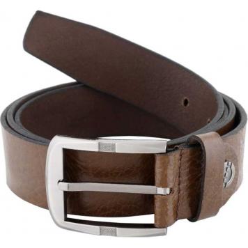 Premium Quality Mens Genuine Leather Belt - (Brown) by Maskino Leathersbrown34