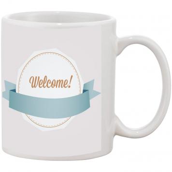 Mekanshi Premium Saying Welcome Printed Gift Mug for Yo...