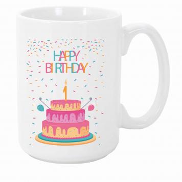 Mekanshi Premium Happy Birthday  Printed Gift Mug for Y...