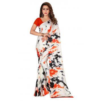 SVB Saree MultiColour Japan Crepe Saree