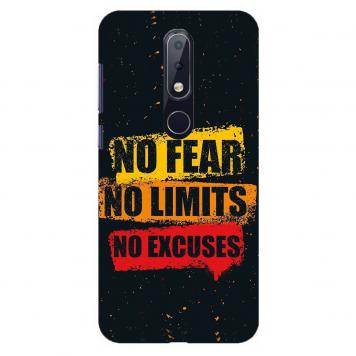 NDCOM No Fear No Limits Printed Hard Mobile Back Cover ...