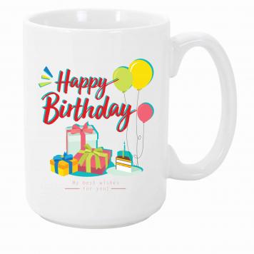 Mekanshi Premium Happy Birthday Printed Gift Mug for Yo...