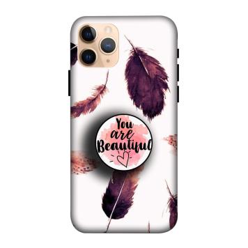 NDCOM Beautiful Feathers You Are Beautiful Printed Hard...