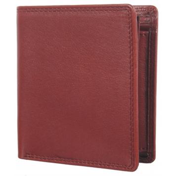 Men Brown Genuine Leather RFID Wallet 7 Card Slot 2 Not...