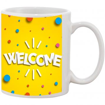 Mekanshi Premium Saying Welcome Printed Gift Mug for Yo...