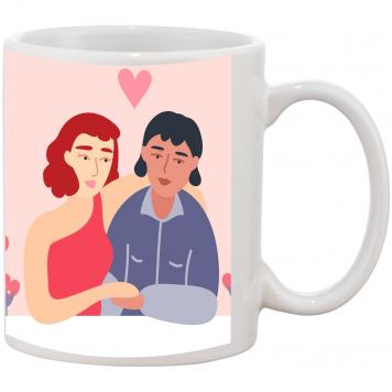 Mekanshi Premium Hug Day Celebrations Printed Gift Mug ...