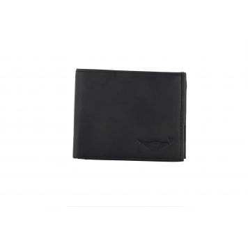 Stylish Men Black Genuine Leather Wallet  (8 Card Slots...