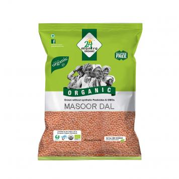 24 Mantra Organic Masoor Dal, 1kg