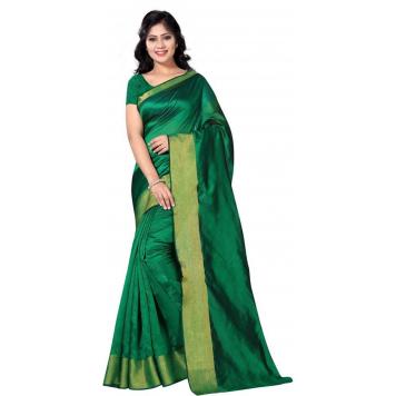 SVB Saree Green Colour Art Silk Saree