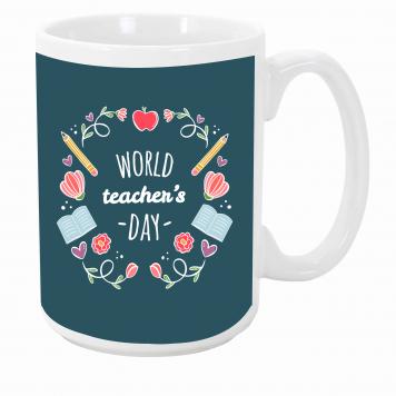 Mekanshi Premium World teacher's Day Printed Gift Mug f...