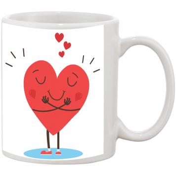 Mekanshi Premium Hug Day Celebrations Printed Gift Mug ...