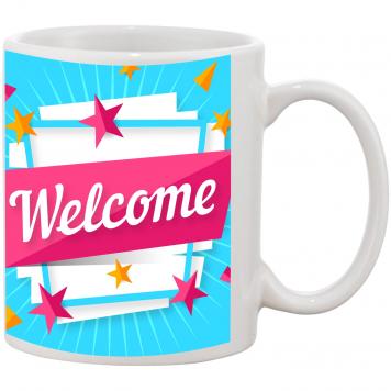 Mekanshi Premium Saying Welcome Printed Gift Mug for Yo...