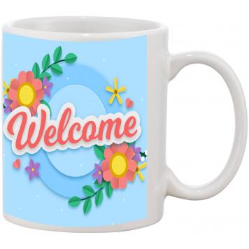 Mekanshi Premium Saying Welcome Printed Gift Mug for Yo...