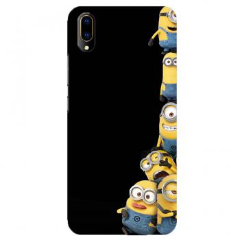 NDCOM Minions Printed Hard Mobile Back Cover Case For V...