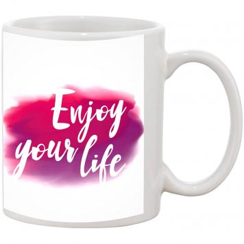 Mekanshi Premium Joy, Enjoy, Joyous Printed Gift Mug fo...