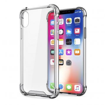 Apple Iphone X Anti Shock Proof Soft Transparent Silico...