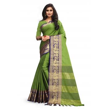 SVB Saree Embellished Art Silk Saree With Blouse And Jh...