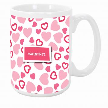 Mekanshi Premium Happy Valentine Printed Gift Mug for Y...