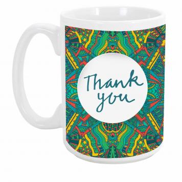 Mekanshi Premium Thank you Printed Gift Mug for Your Lo...