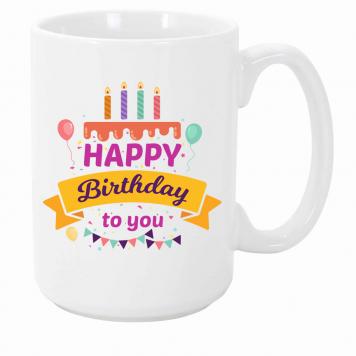 Mekanshi Premium Happy Birthday Printed Gift Mug for Yo...