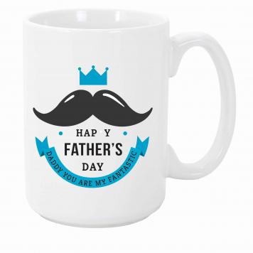 Mekanshi Premium Happy Father's Day Printed Gift Mug fo...