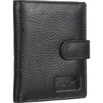 Genuine Leather Book Fold Card Holder Card Holder Black...