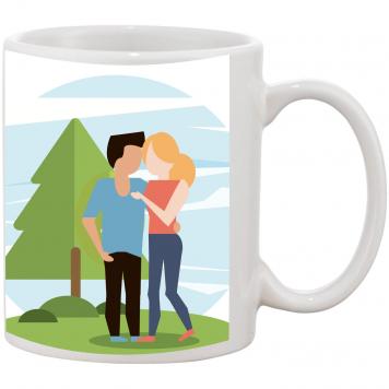 Mekanshi Premium Hug Day Celebrations Printed Gift Mug ...