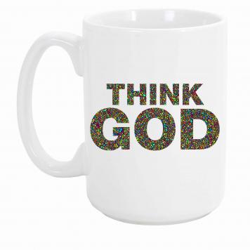 Mekanshi Premium Think God father day Printed Gift Mug ...