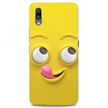 NDCOM Yellow Face Printed Hard Mobile Back Cover Case F...