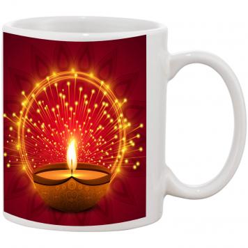 Mekanshi Premium Diwali Celebrations Printed Gift Mug f...