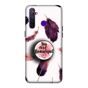 NDCOM Beautiful Feathers You Are Beautiful Printed Hard...