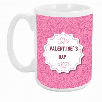 Mekanshi Premium Happy Valentine Printed Gift Mug for Y...