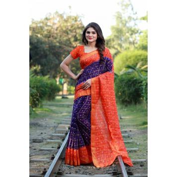 SVB Saree Multicolour Mysore Silk Saree For Women