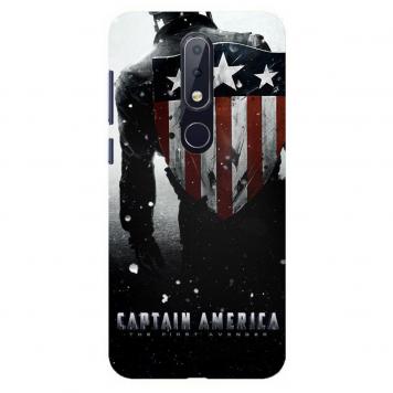 NDCOM Captain America Printed Hard Mobile Back Cover Ca...