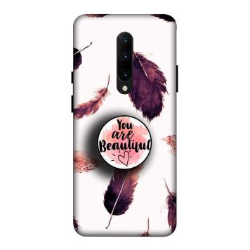 NDCOM Beautiful Feathers You Are Beautiful Printed Hard...