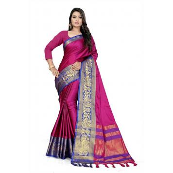 SVB Saree Cotton Silk Embellished Saree