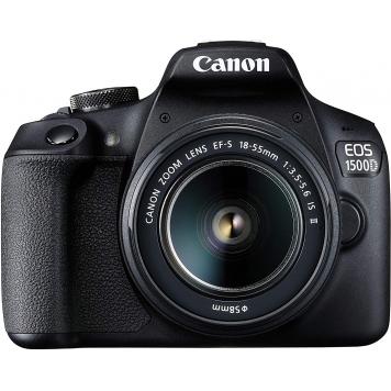 Canon EOS 1500D Digital SLR Camera (Black) with EF S18-...