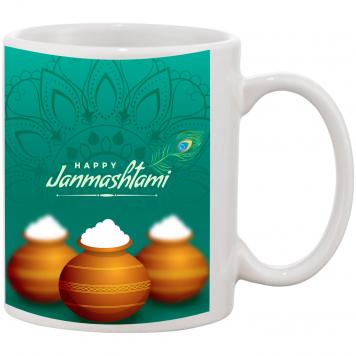 Mekanshi Premium Krishna Janmashtimi Printed Gift Mug f...