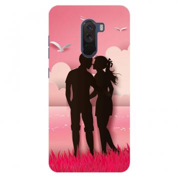 NDCOM Romantic Couple Printed Hard Mobile Back Cover Ca...