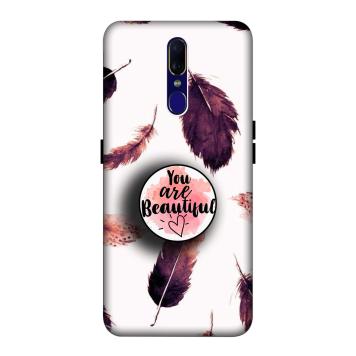 NDCOM Beautiful Feathers You Are Beautiful Printed Hard...