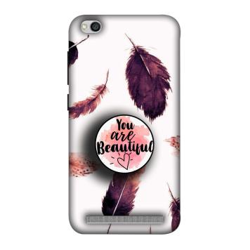 NDCOM Beautiful Feathers You Are Beautiful Printed Hard...