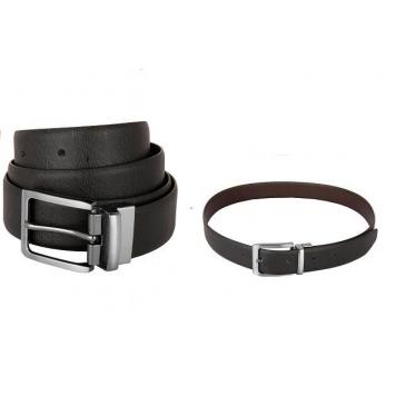 Ninja Black Textured Genuine Leather Belt by GetSetStyl...