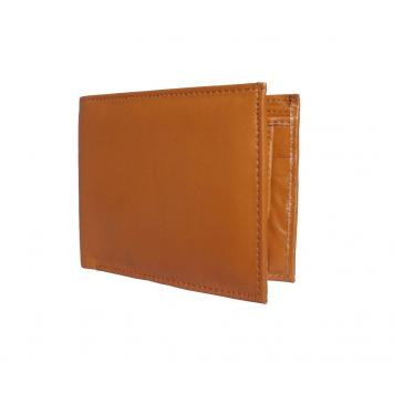 Walnut Tan Premium Quality Leather Men'S Bi-Fold Wallet...