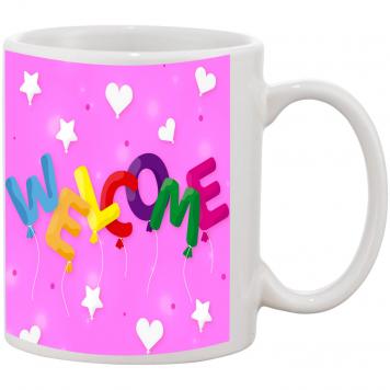 Mekanshi Premium Saying Welcome Printed Gift Mug for Yo...