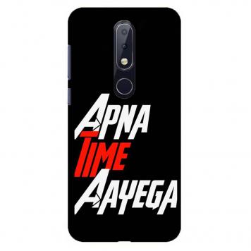 NDCOM Apna Time Ayega Slogan Printed Hard Mobile Back C...