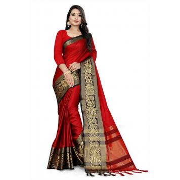 SVB Saree Cotton Silk Embellished Saree