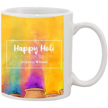 Mekanshi Premium Holi Celebrations Printed Gift Mug for...