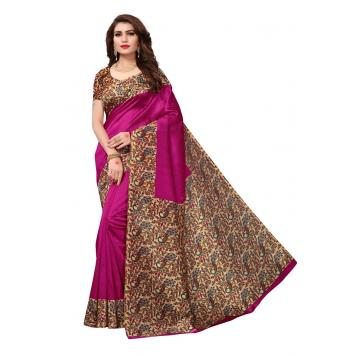 Gorgeous Glimpse Sarees - Red Color