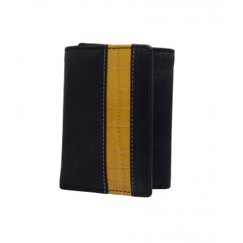 Black & Yellow Combination Premium Quality Leather ...